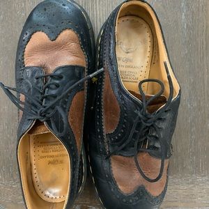 VINTAGE Dr. Martens 5989/34 Brogue Wingtip Brown Leather